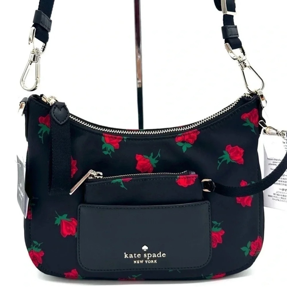Kate Spade Leila Convertible Leather Mini Pachette Bag Snakeskin Blue